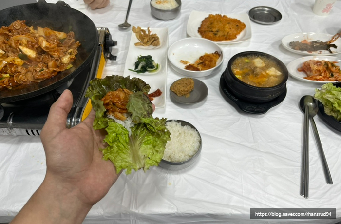 산들가정식백반 이미지