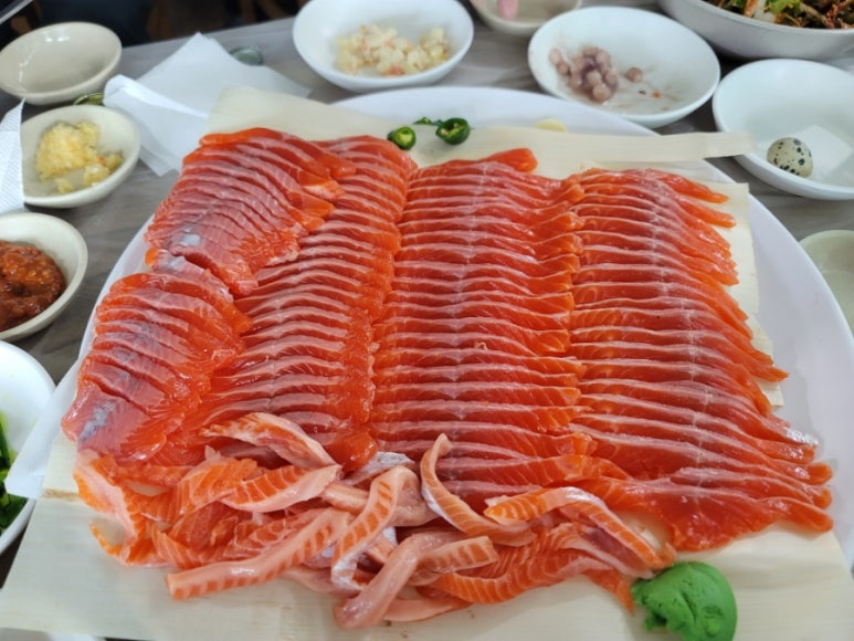 황둔수산송어장횟집 이미지