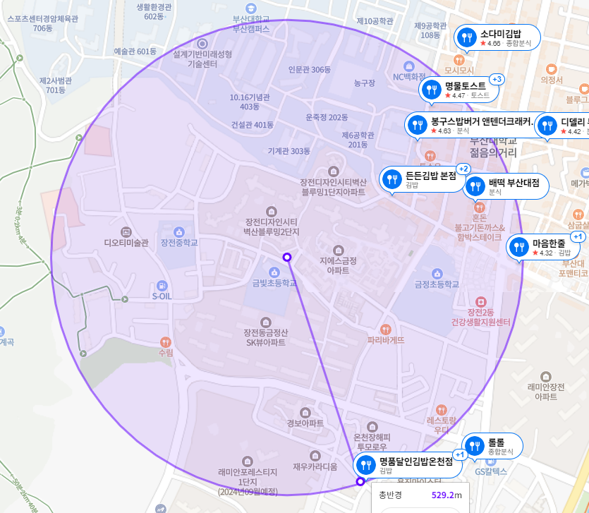 금빛분식 이미지