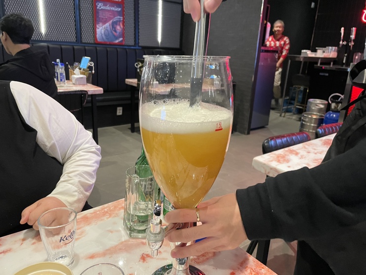 별빛내린 맥주 이미지