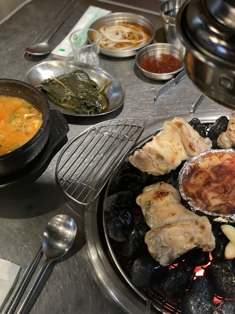 드럼통돌구이 이미지