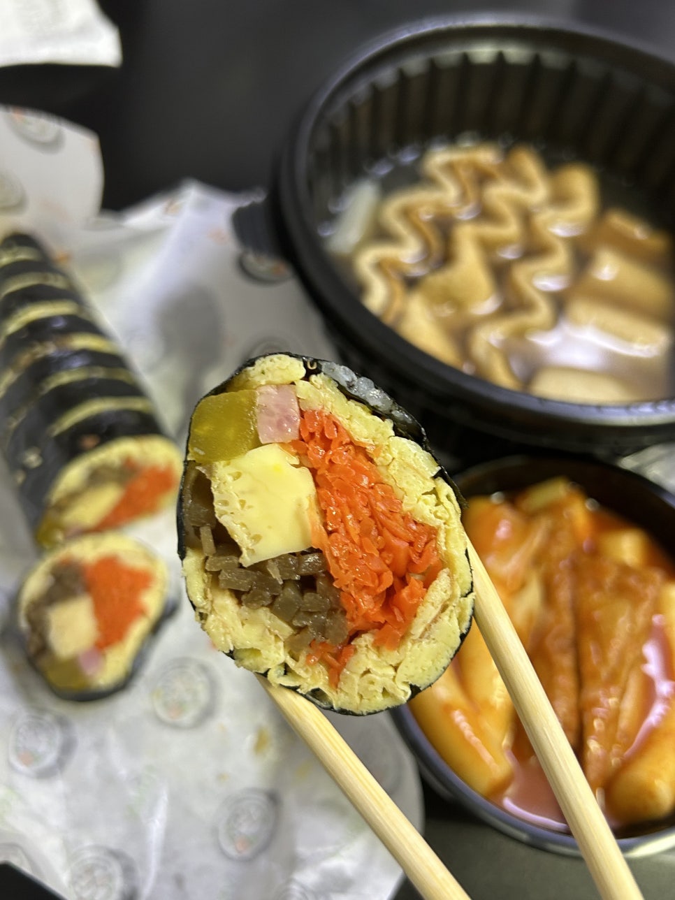 찬미김밥 이미지