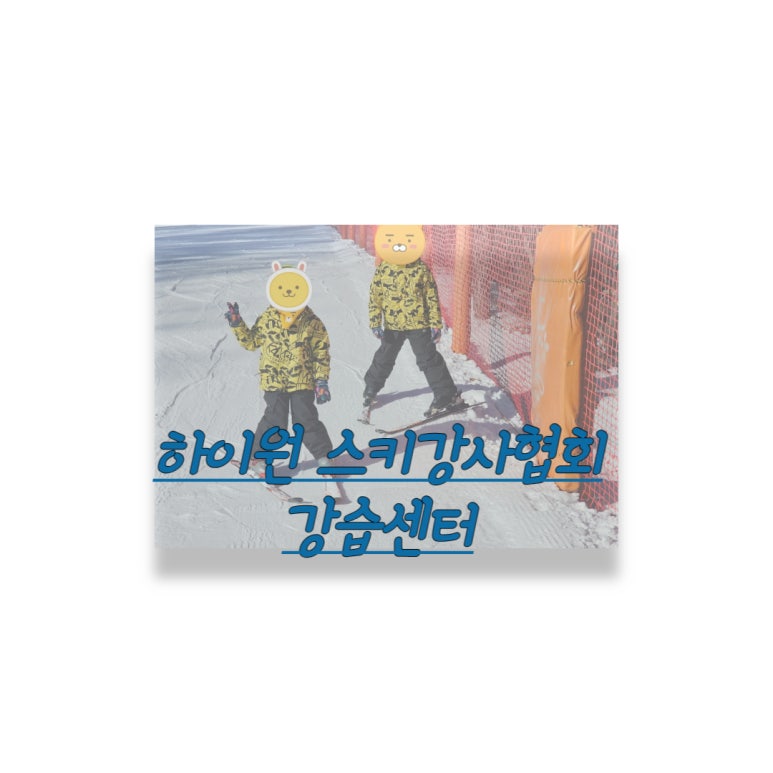 정선군스키협회 이미지