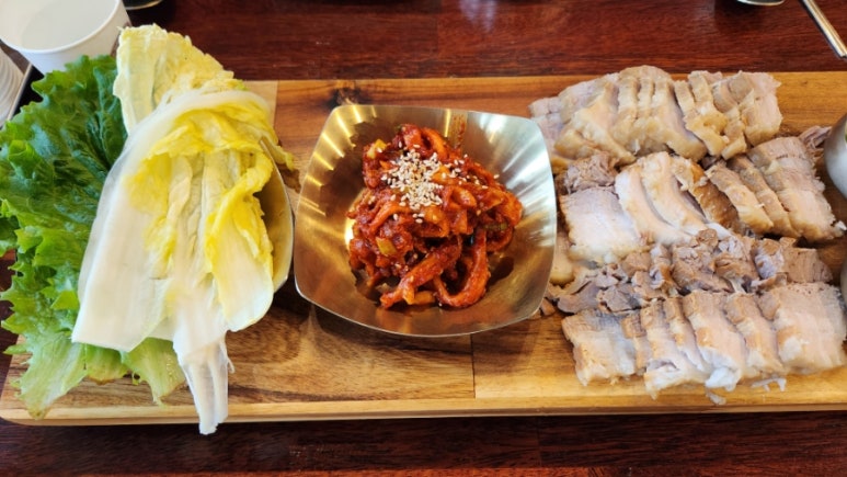 오투 냉면,보쌈 이미지