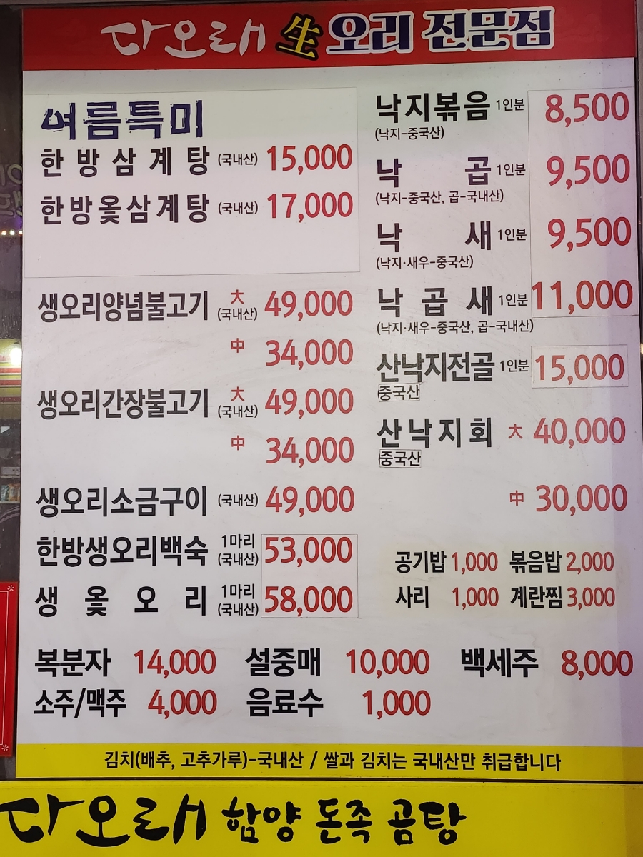 다오래 이미지