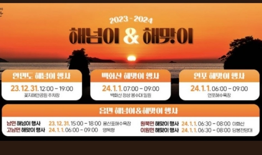 몽산포해넘이 이미지