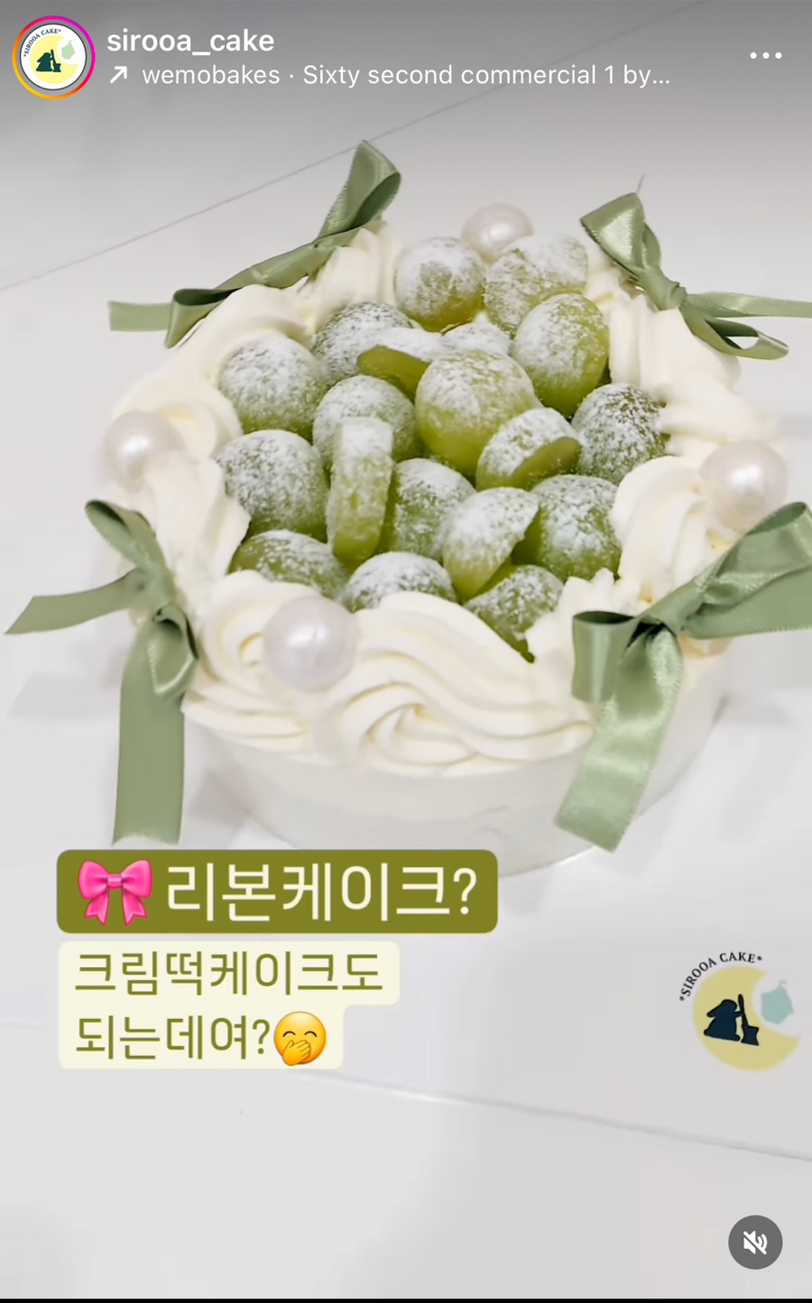 시루아 케이크 이미지