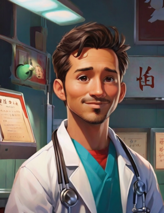 Leonardo Diffusion XL professional medical translator 0