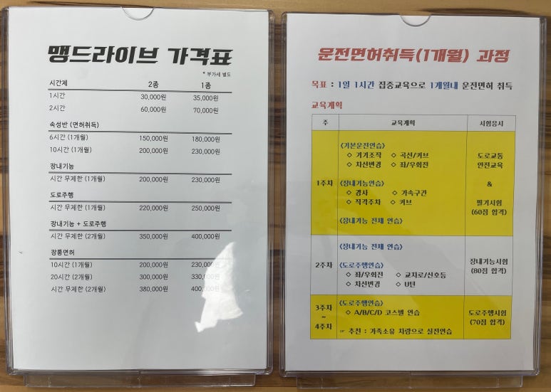 맹드라이브운전면허 이미지
