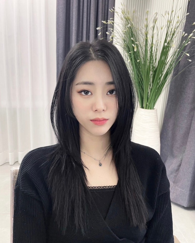 규리헤어라인 이미지