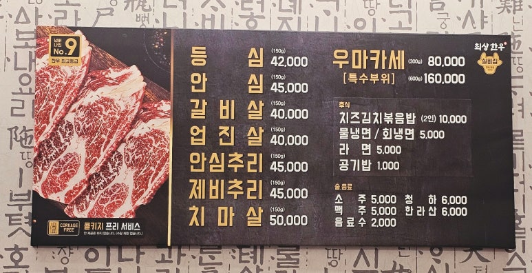 최상한우실비집 이미지