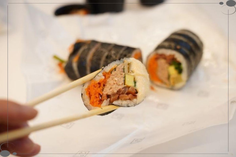 마들김밥 이미지