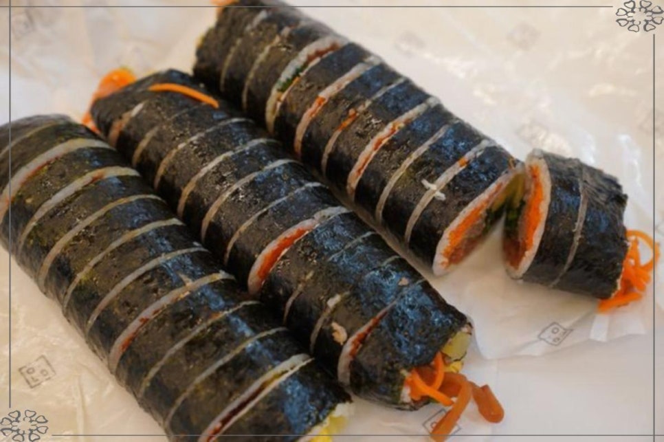 마들김밥 이미지