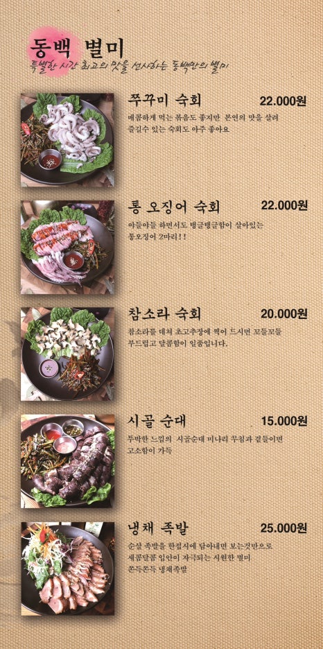 동백양과 이미지