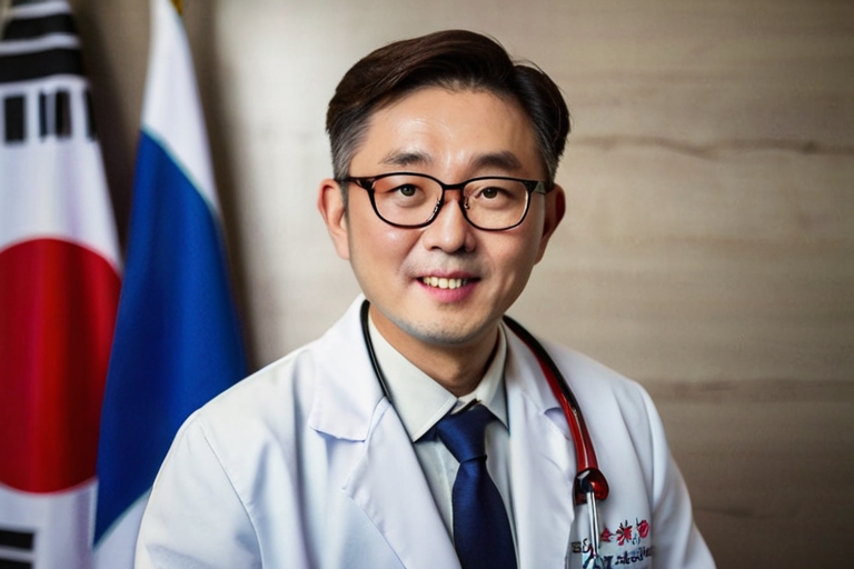 Default Global medical experts with Korean flags 3