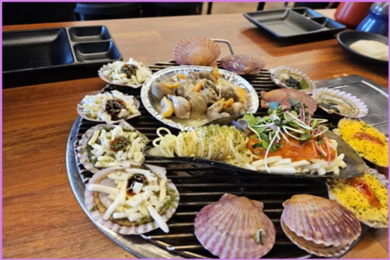 여수오동도조개구이 이미지