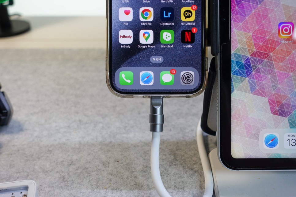 오아 몬스터C USB-C to C 60W 실리콘 C타입케이블로 아이폰 15프로와 아이패드프로 고속 충전해보니 이미지 12