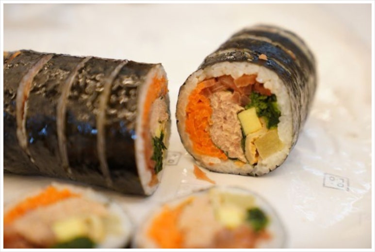 마들김밥 이미지