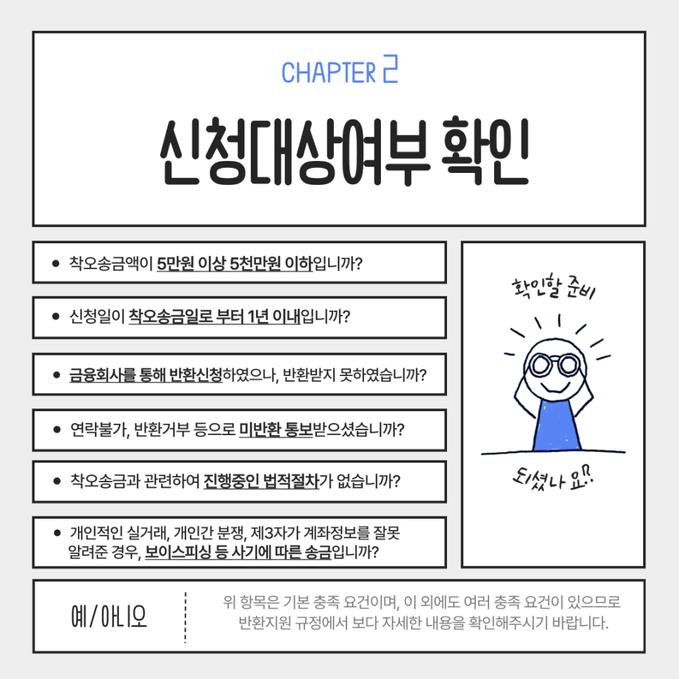 계좌 이체를 잘못했을 때 당황하지 말고 