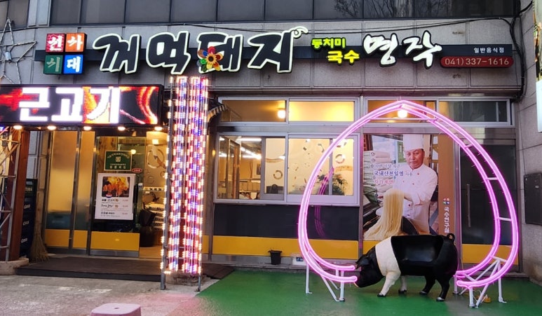 선사시대꺼먹돼지 이미지