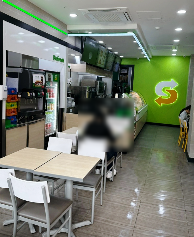 써브웨이용인 이미지