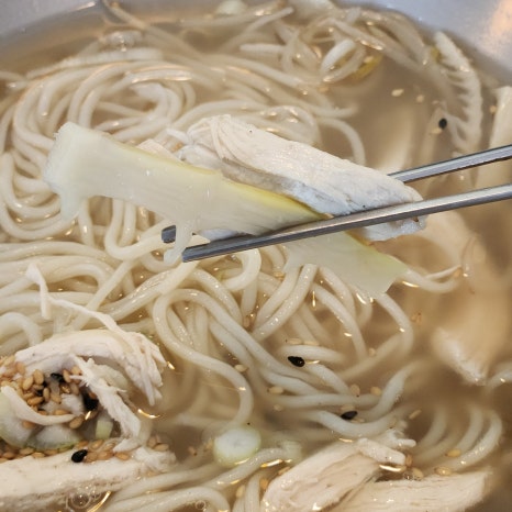 담양 죽순 닭국수 이미지