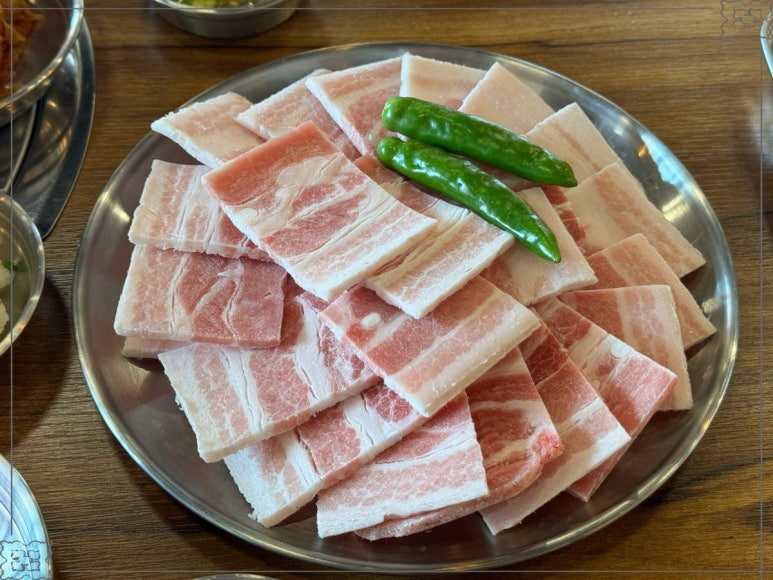 부추생삼겹살 이미지
