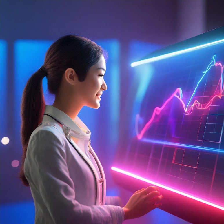 Firefly A biotech investor looking at listed bio stocks on this computer mon