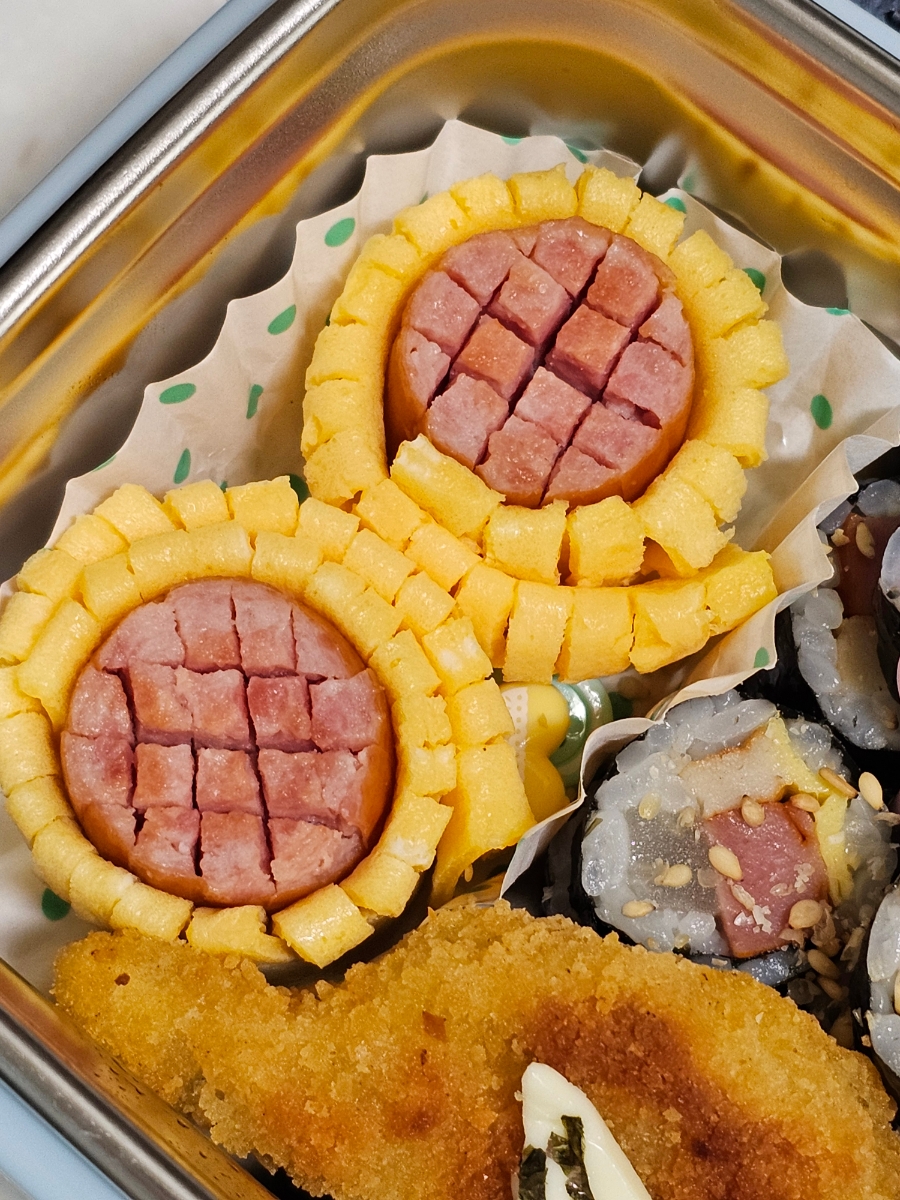 해바라기꼬마김밥 이미지