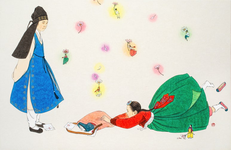 개미한복 이미지