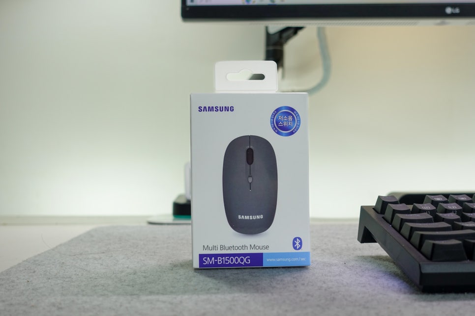 삼성 무소음 멀티페어링 무선 블루투스 마우스  SM-B1500QG         "사무용으로 사용해보니" 이미지 4