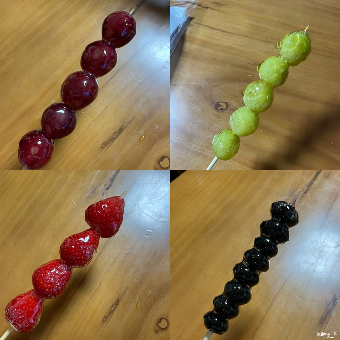 유니네 탕후루 이미지