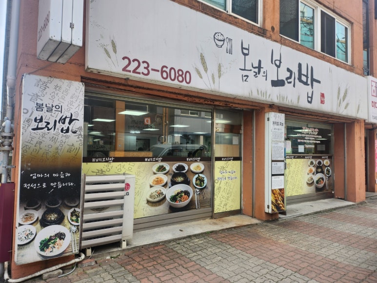 봄날의 보리밥 이미지