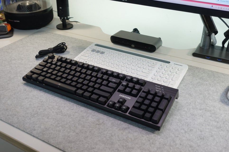 삼성 기계식 키보드 SK-C1200RB 유선 적축 키보드 사무용으로 사용해 보니 이미지 5