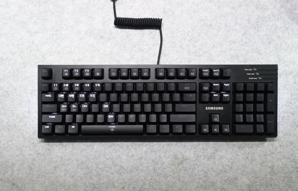 삼성 기계식 키보드 SK-C1200RB 유선 적축 키보드 사무용으로 사용해 보니 이미지 13