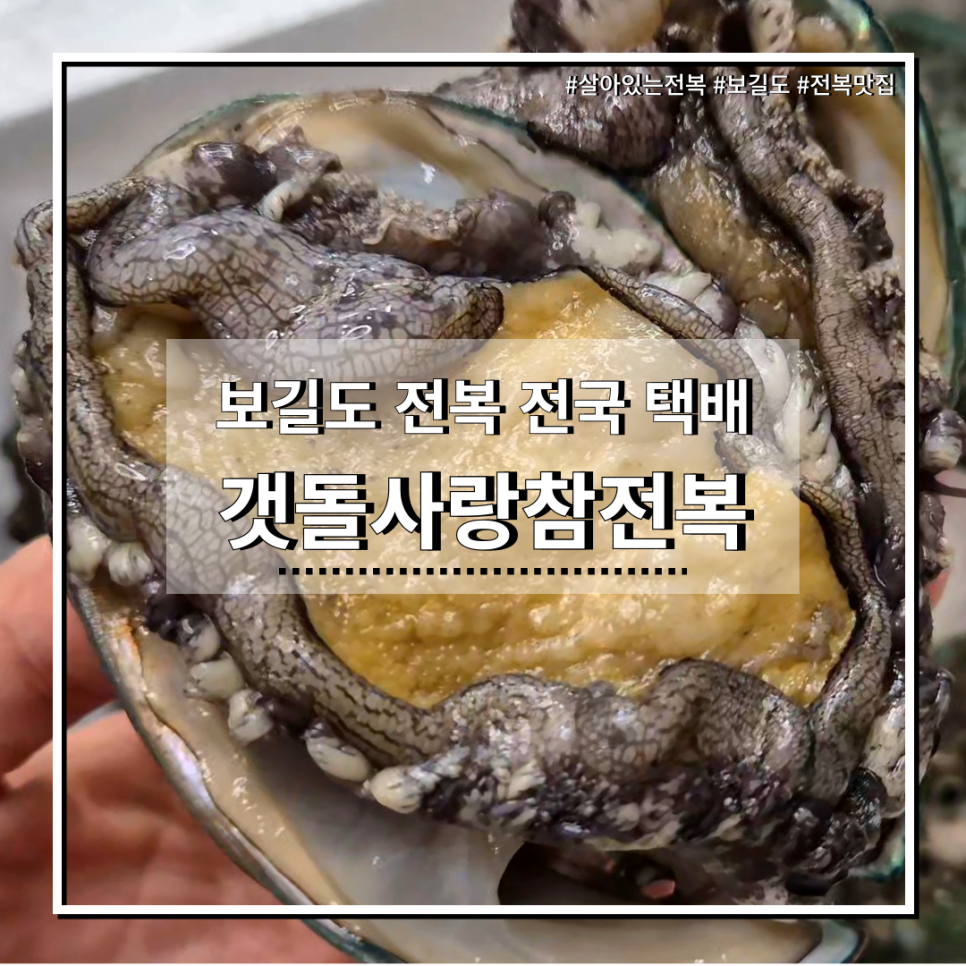 갯돌사랑참전복 이미지