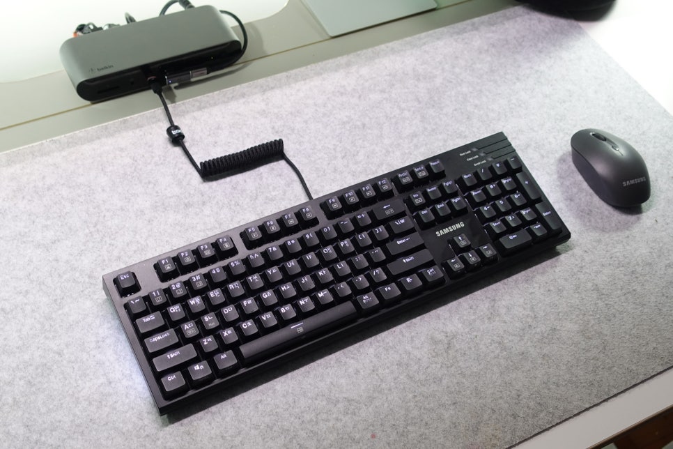 삼성 기계식 키보드 SK-C1200RB 유선 적축 키보드 사무용으로 사용해 보니 이미지 7