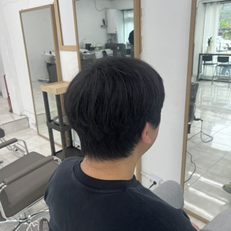 브라운 맨즈헤어 이미지