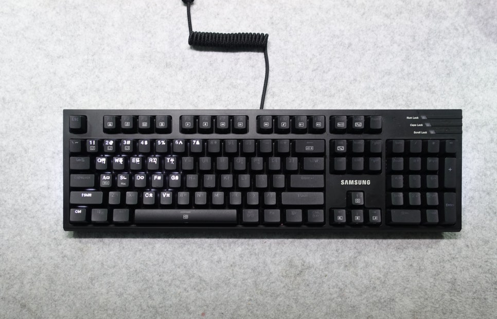 삼성 기계식 키보드 SK-C1200RB 유선 적축 키보드 사무용으로 사용해 보니 이미지 14