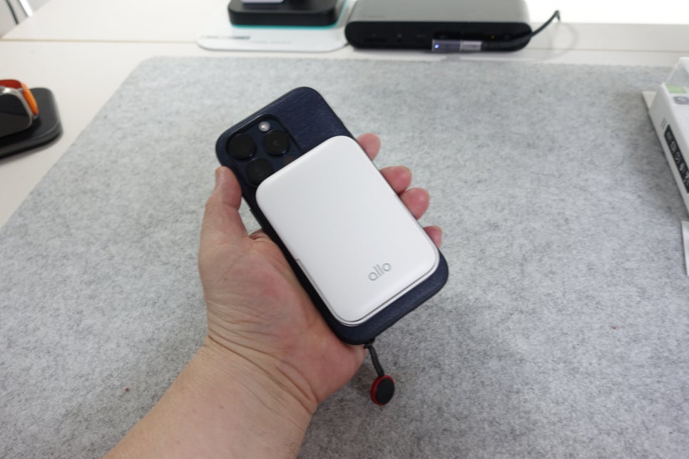 알로코리아 아이폰 15프로 맥세이프 고속 무선충전 보조배터리 추천 [5000mAh] 이미지 15