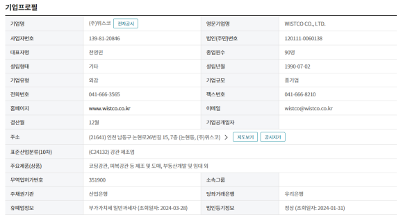 (주)위스코 이미지