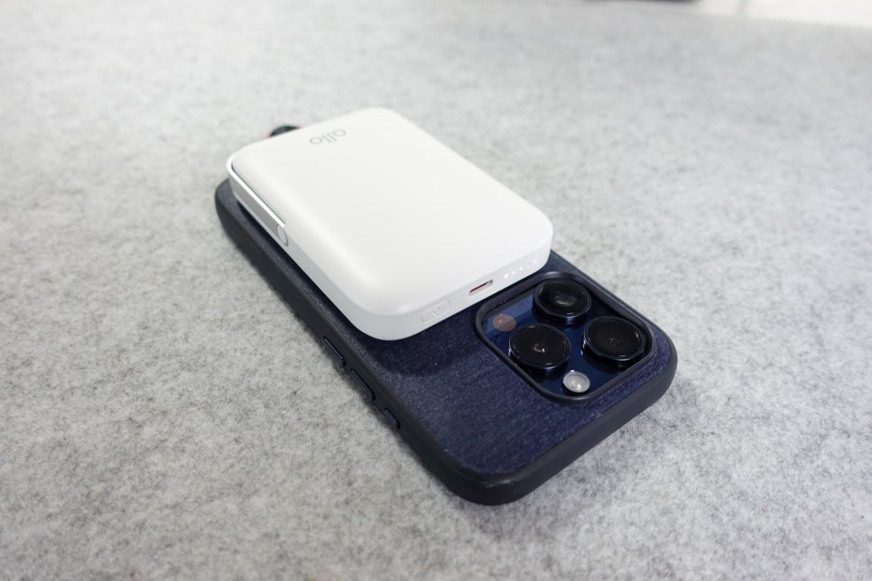 알로코리아 아이폰 15프로 맥세이프 고속 무선충전 보조배터리 추천 [5000mAh] 이미지 13