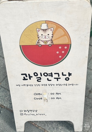 과일연구냥 이미지