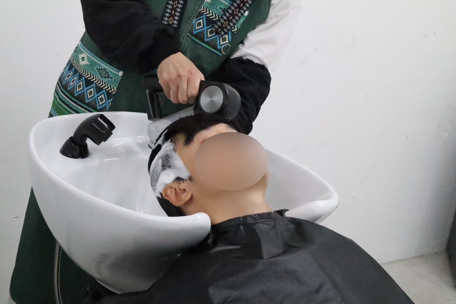 브라운 맨즈헤어 이미지