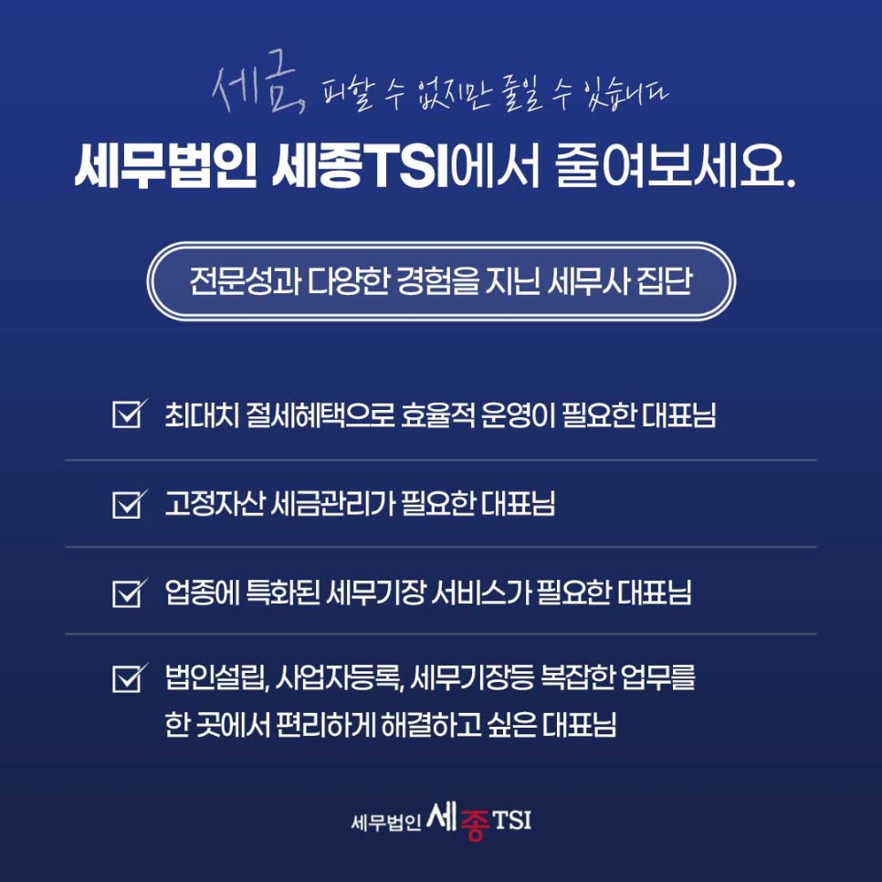 세무법인세종TSI 이미지