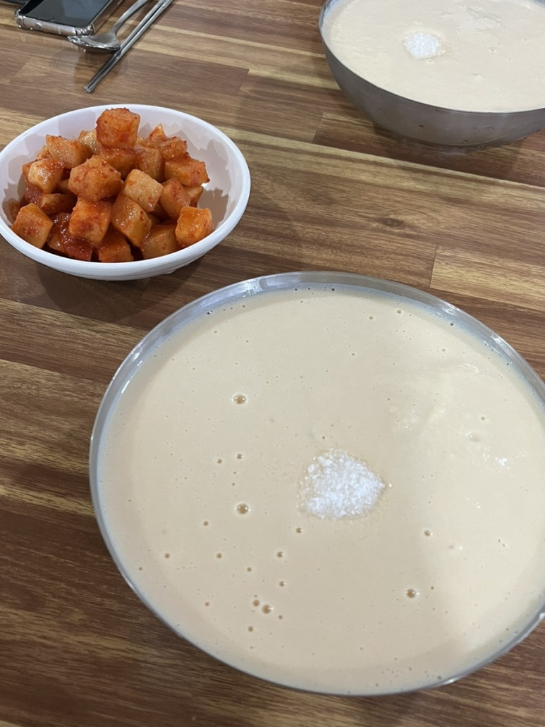 장대콩국수 이미지