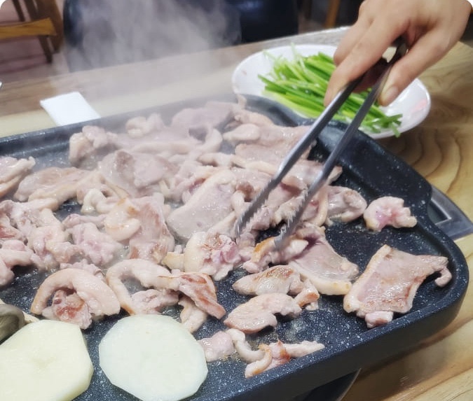 유황생오리 이미지