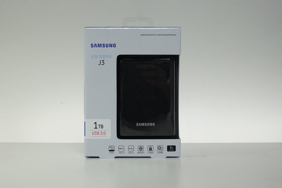 삼성 J3 Portable USB 3.0 외장하드 1TB "삼성 노트북 포터블 HDD로 저장용량 확보." 이미지 3