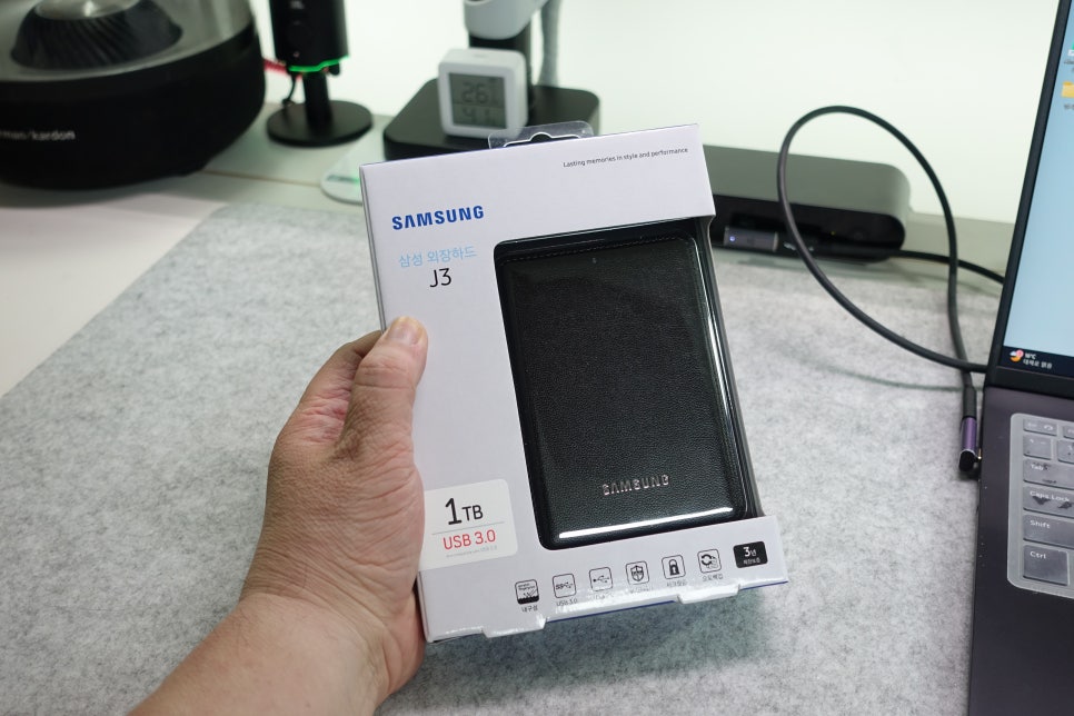 삼성 J3 Portable USB 3.0 외장하드 1TB "삼성 노트북 포터블 HDD로 저장용량 확보." 이미지 4