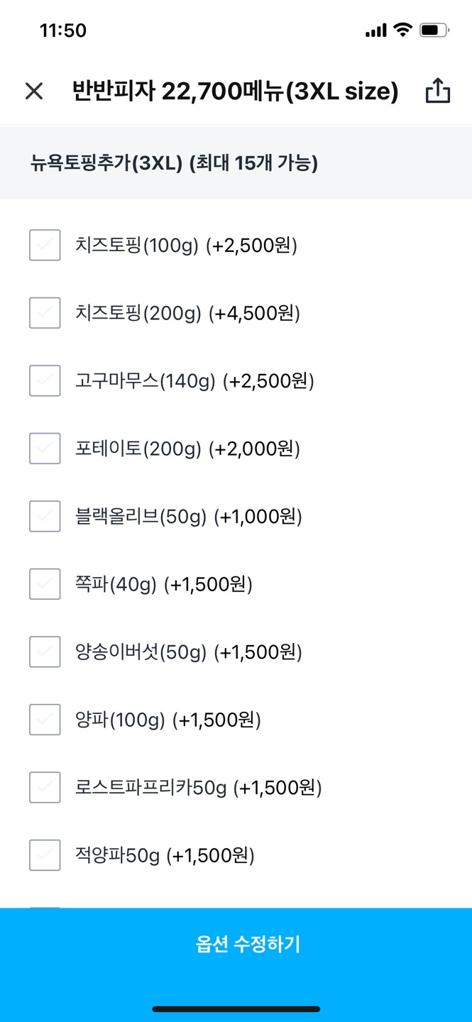 빅스타피자 이미지